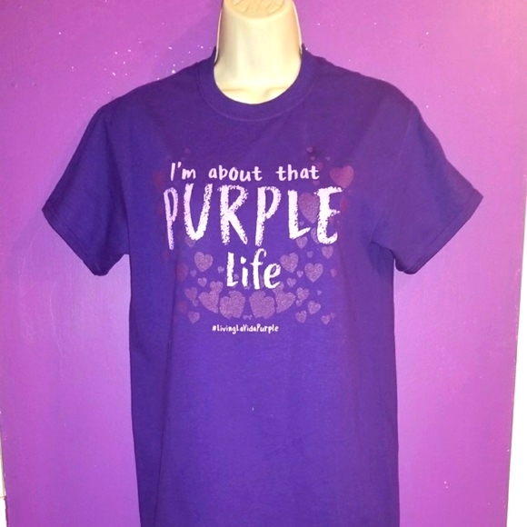 PURPLE LOVERS TEE - Picture 4 of 5
